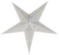 Preview: Baby Lotus white - Foldable glowing star, paper poinsettia with 5 points, 40 cm